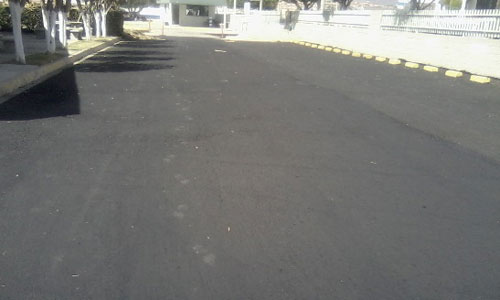 Carpeta asfáltica sellada